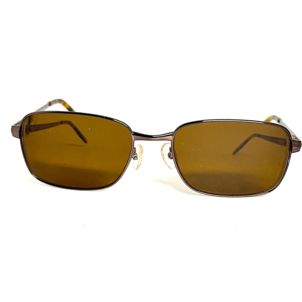 Kirkland Signature Hess 791705 Sand Brown Metal Rectangular Sunglasses 58mm